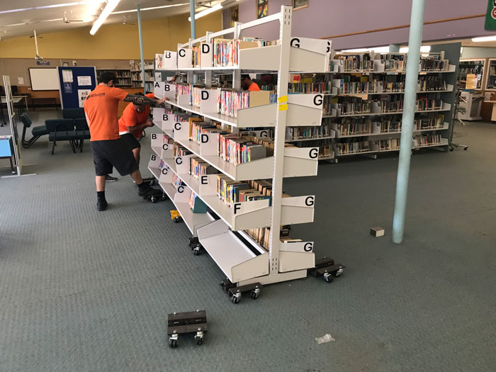 library movers in action
