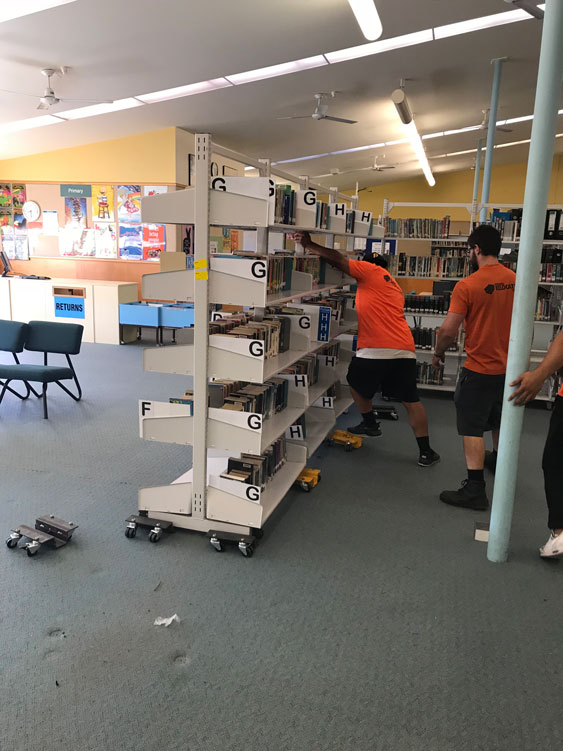 library movers sydney team