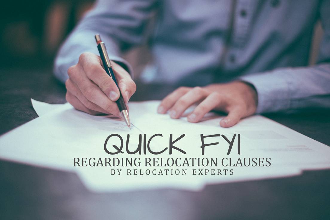 Information Regarding Relocation Clauses