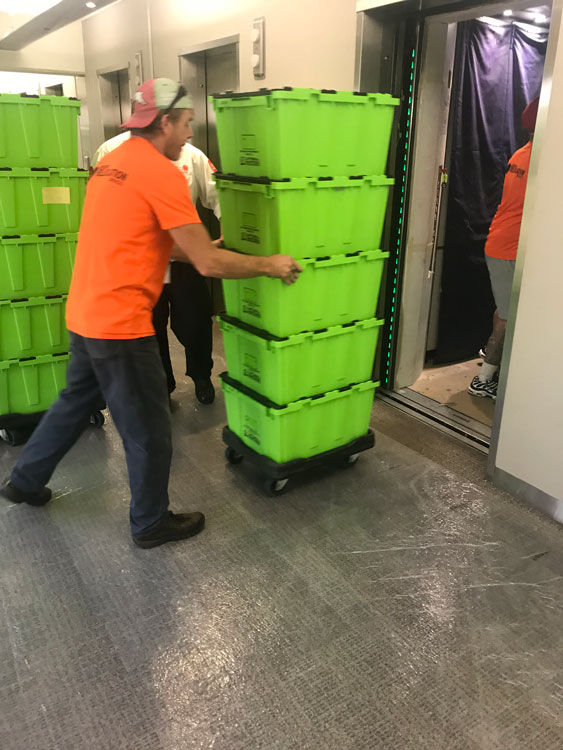 moving crates for relocation