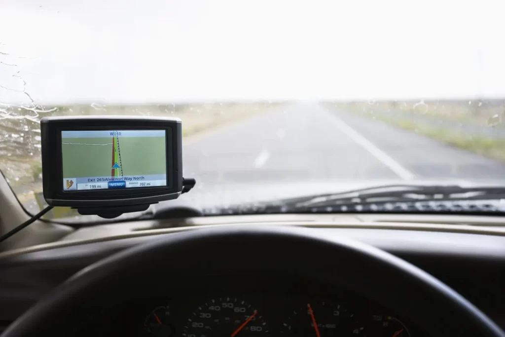 Vehicles with GPS tracking